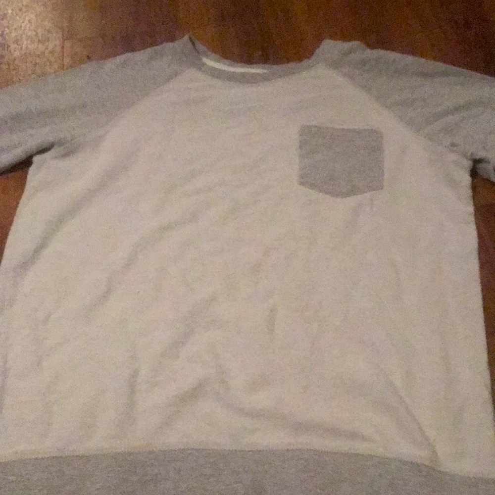 Grey long sleeve top